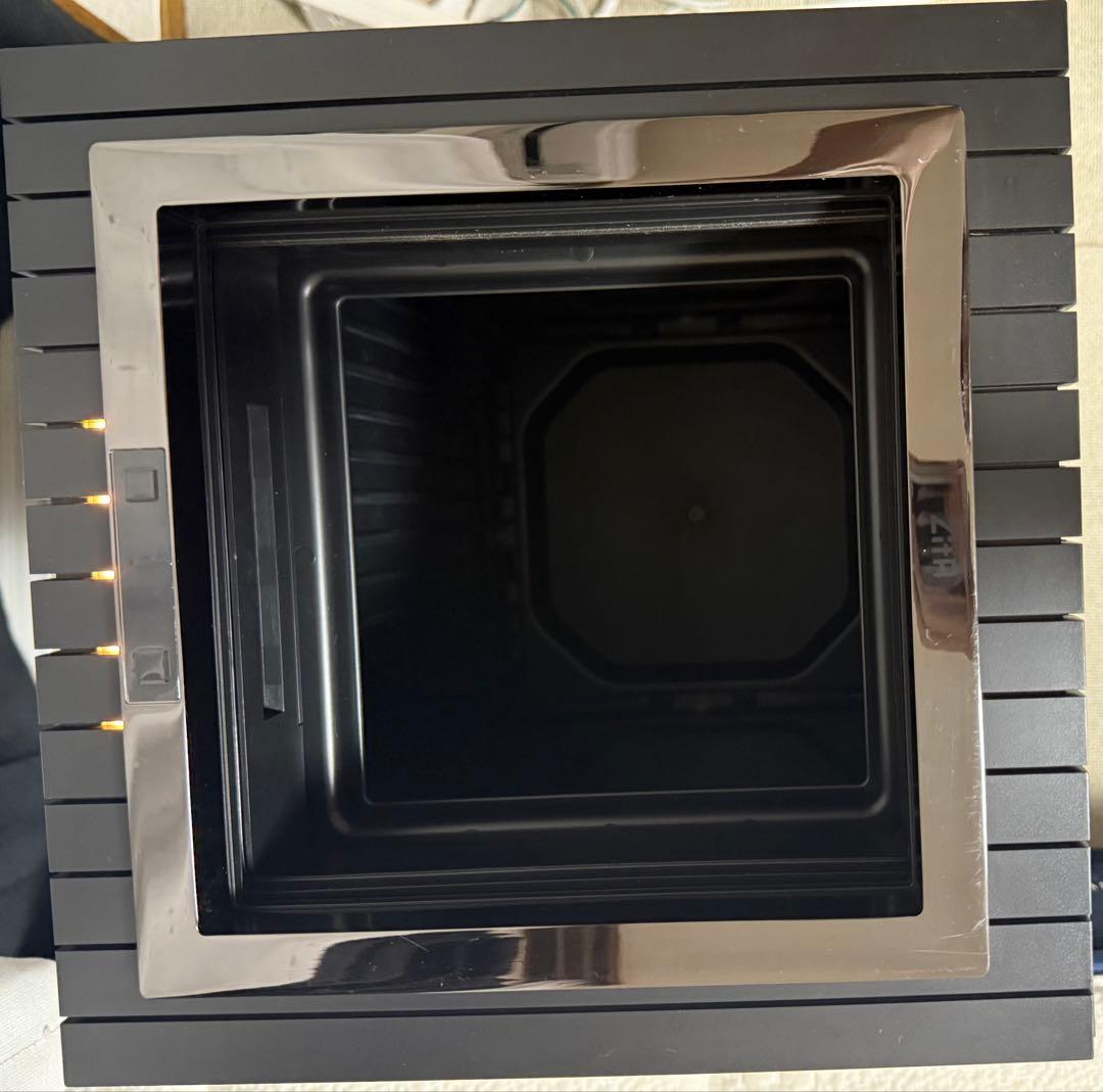 ZitA 自動開閉ゴミ箱 スクエアタイプ ブラック