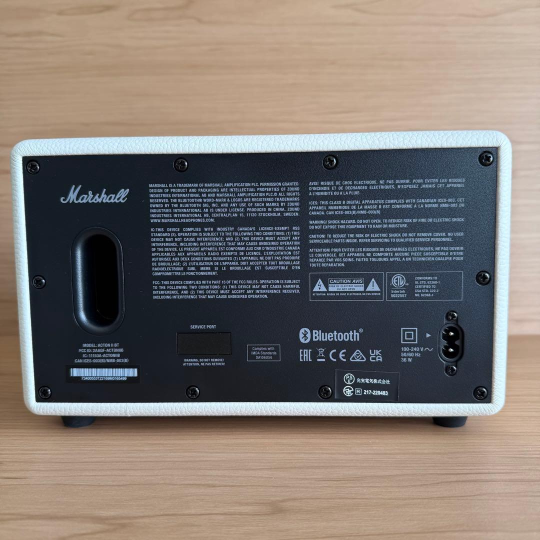 【ジャンク品⚠️】 Marshall Acton II ホワイト