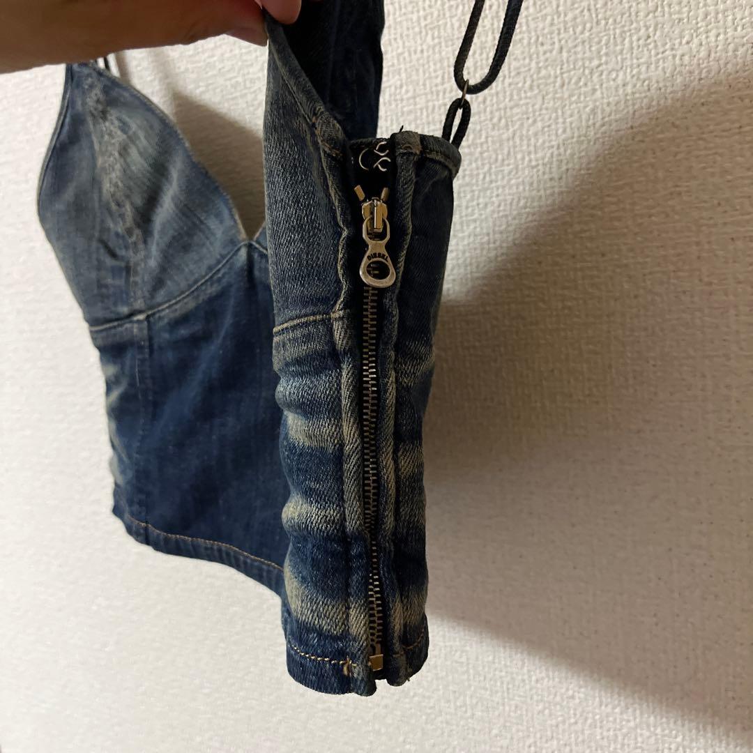 デニム キャミソール　ディーゼル　DIESEL DE-FULVY-TOP-D