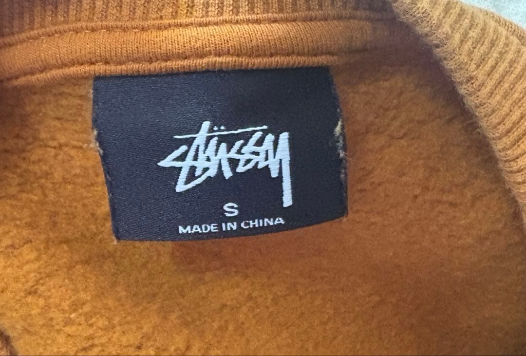 Stüssy Sロゴ　スウェット　肉厚