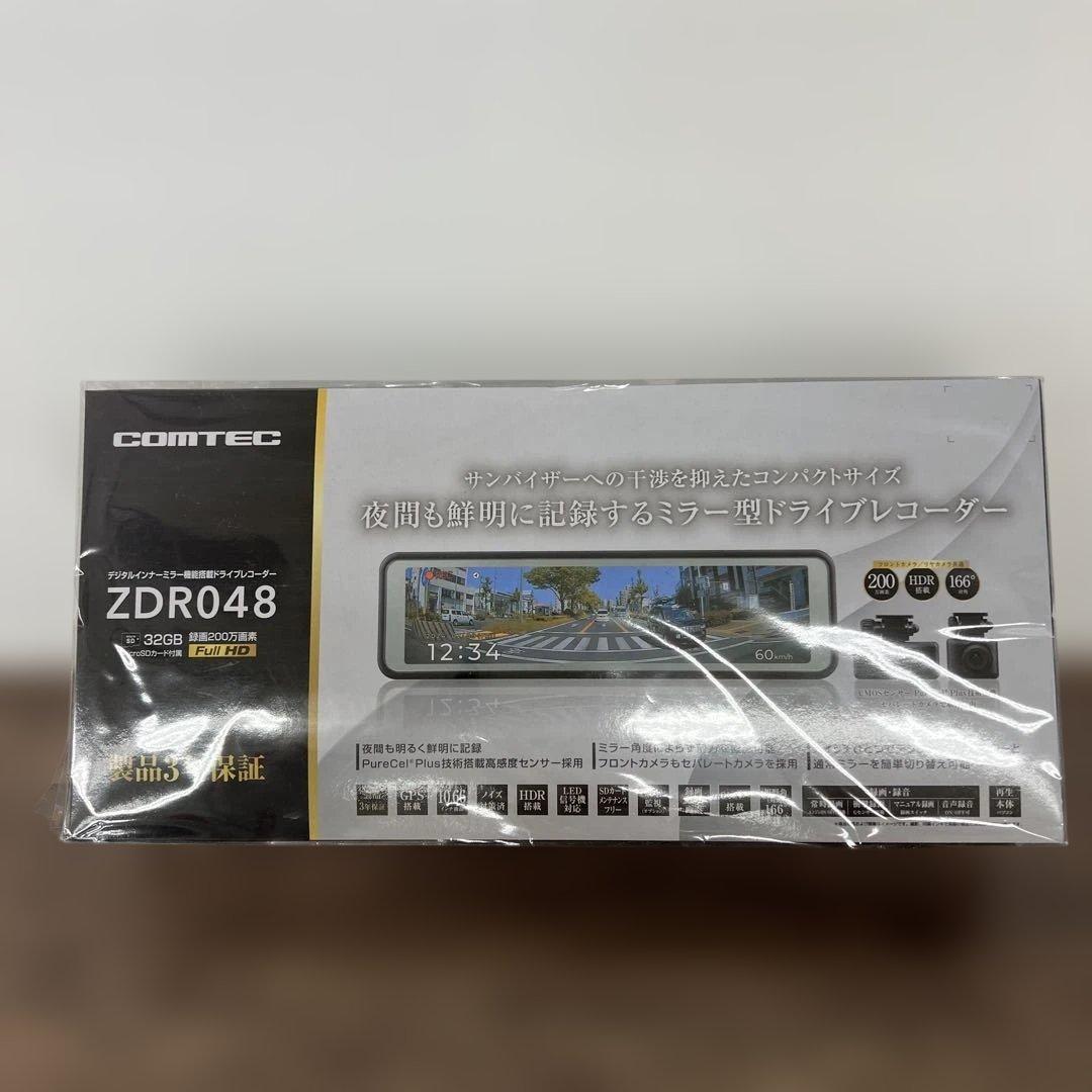261376 コムテック ミラー型ドライブレコーダー ZDR048