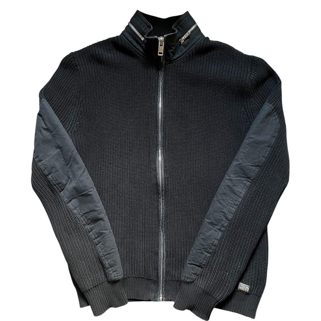 DIESEL ドライバーズジップニット　サイズ表記XL