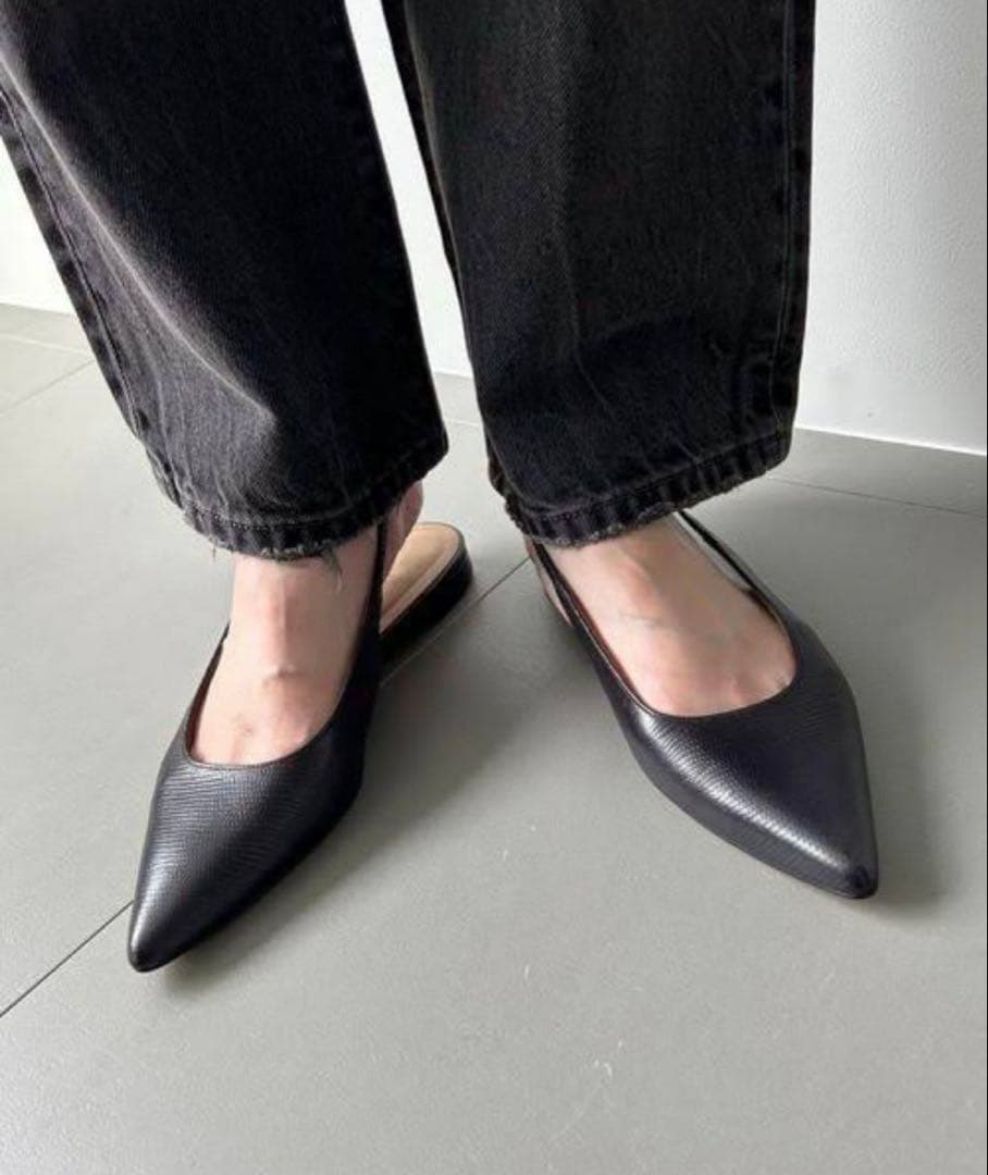 BABYLONE バビロン バックスリングパンプス