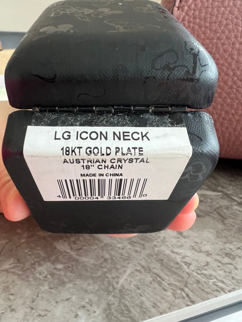 り*ま様 ディズニー　ミッキーマウスジルコニアネックレス