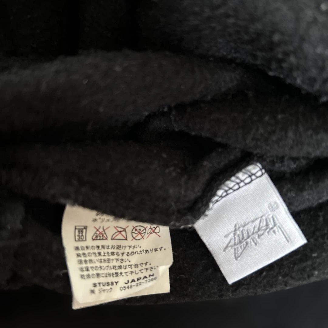 STÜSSY ブラック 裏起毛スウェット M