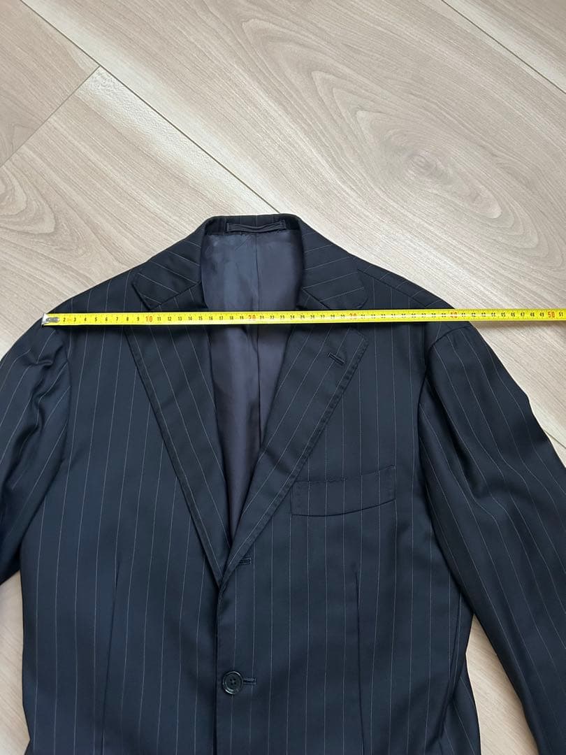 RINGJACKET×guji ロロピアーナ　ストライプスーツ　46