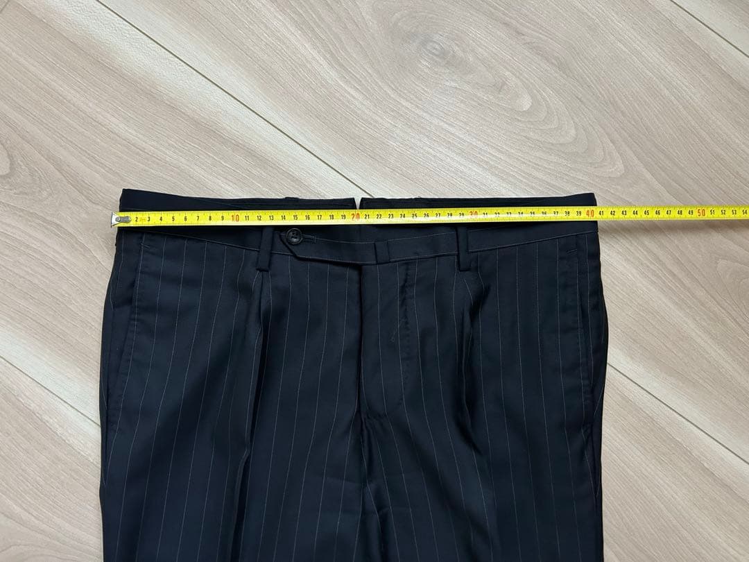 RINGJACKET×guji ロロピアーナ　ストライプスーツ　46