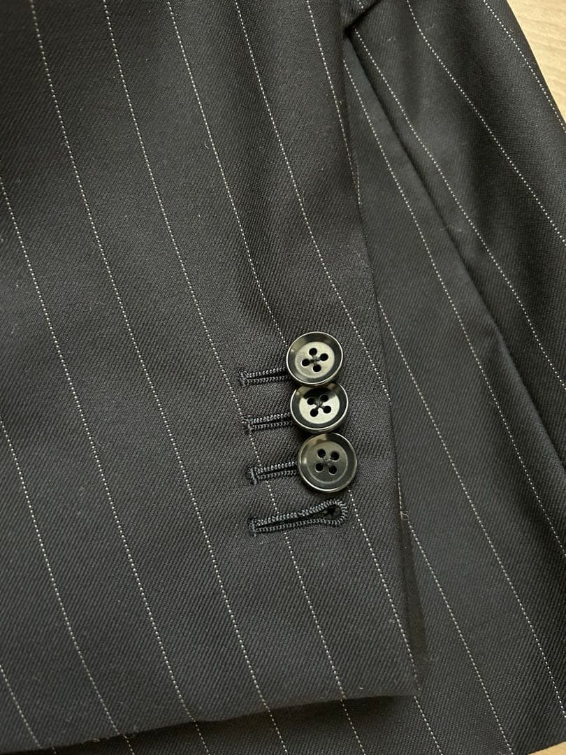 RINGJACKET×guji ロロピアーナ　ストライプスーツ　46