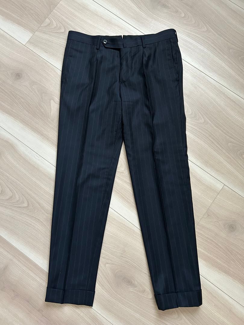 RINGJACKET×guji ロロピアーナ　ストライプスーツ　46