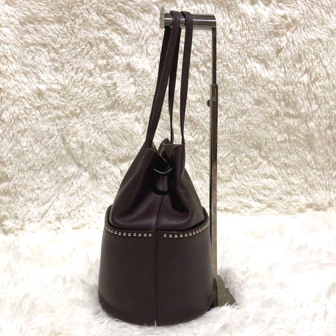 新品同様✨J&Mデヴィッドソン デイジーウィズスタッズ　レザー　ハンドバッグ