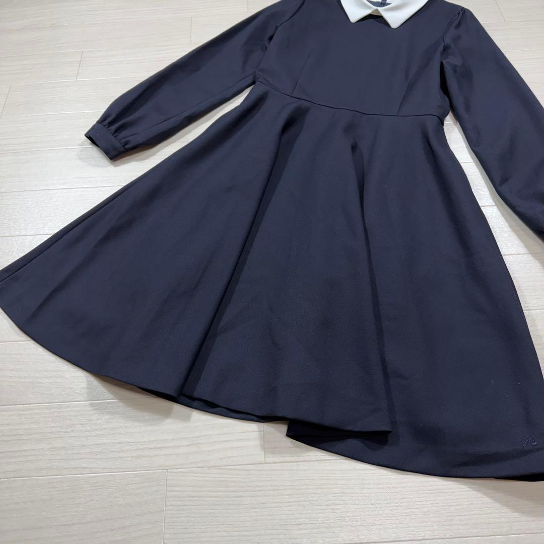 極美品 ポンポネットジュニア L 160 お受験 入学 卒服 ボレロ ワンピース