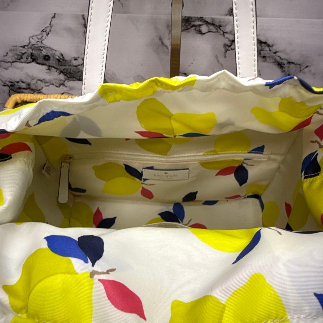 (極美品)大人気、ケイトスペード、カゴバッグ、2wayタイプ、人気色、高級感有