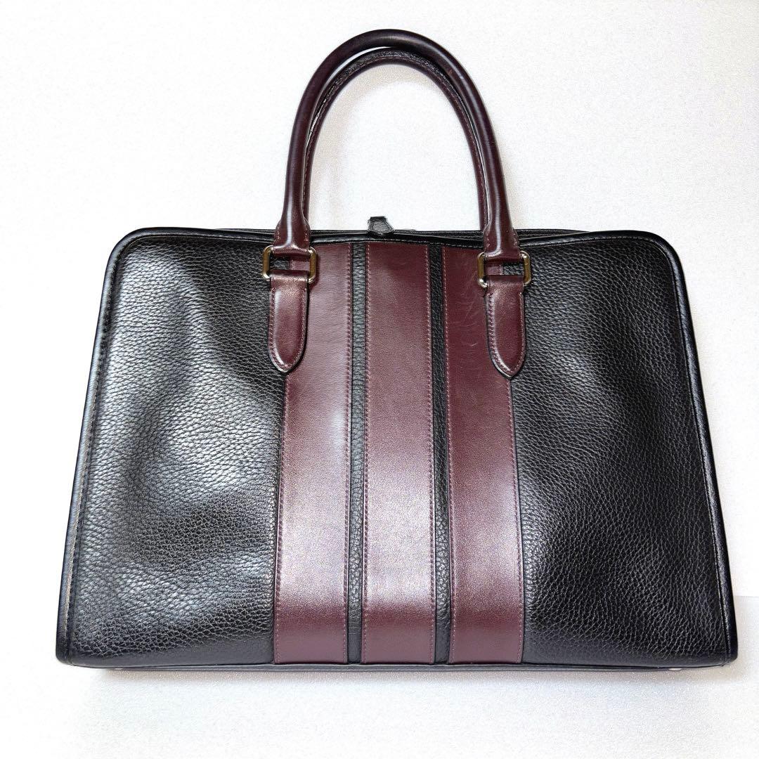 美品 定価10万円 コーチ レザー 本革 ブリーフケース ビジネスバッグ