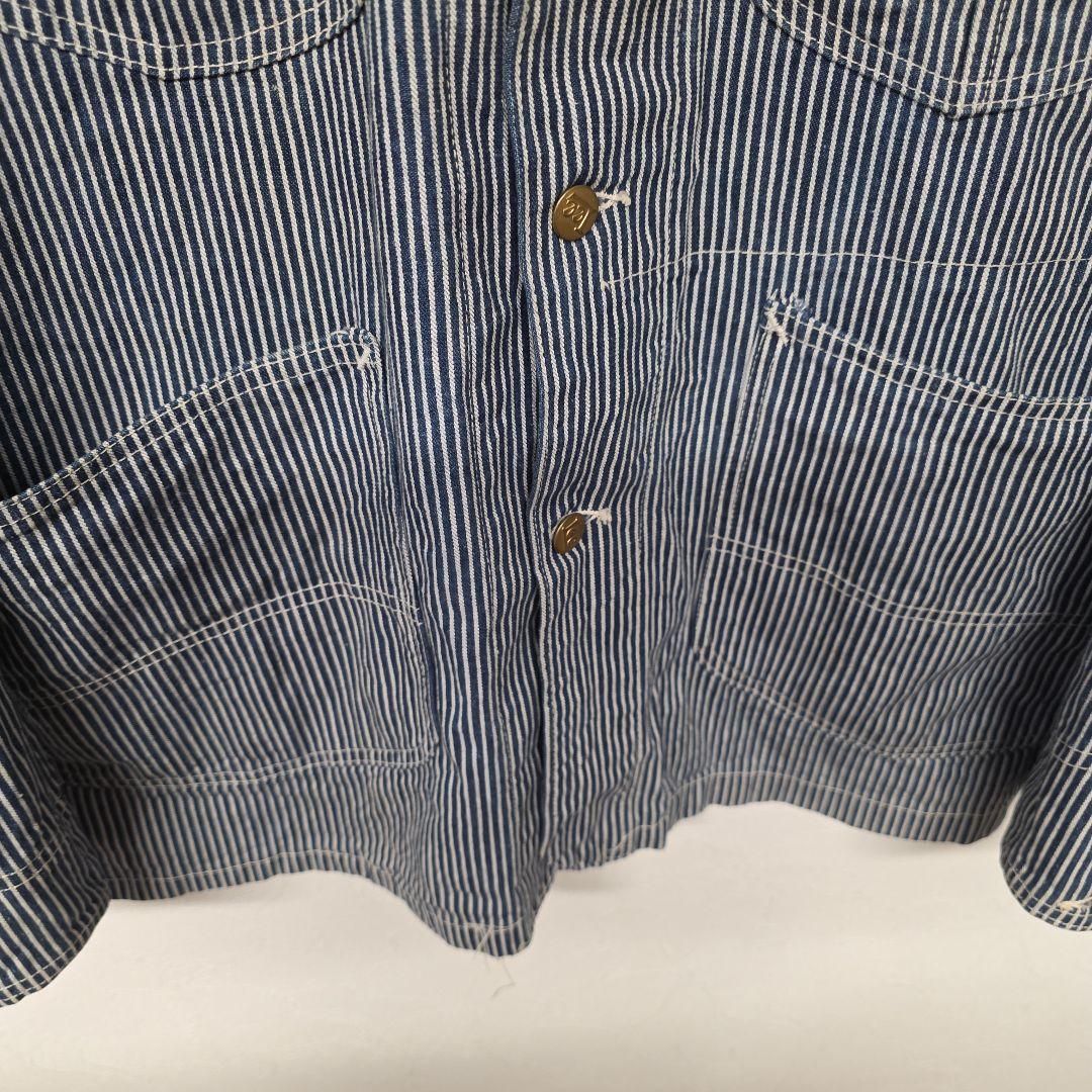 1946年 40s ハウスタグLee 98-Jヒッコリーストライプカバーオール