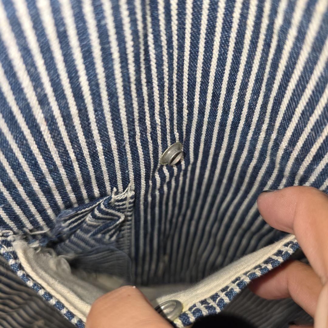 1946年 40s ハウスタグLee 98-Jヒッコリーストライプカバーオール