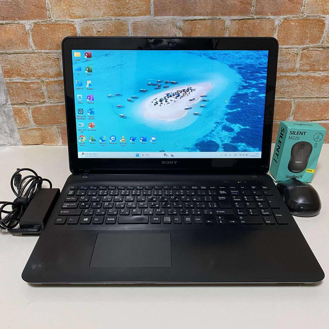 SONYノートPC Corei7 高速起動SSDメモリ8GB Windows11