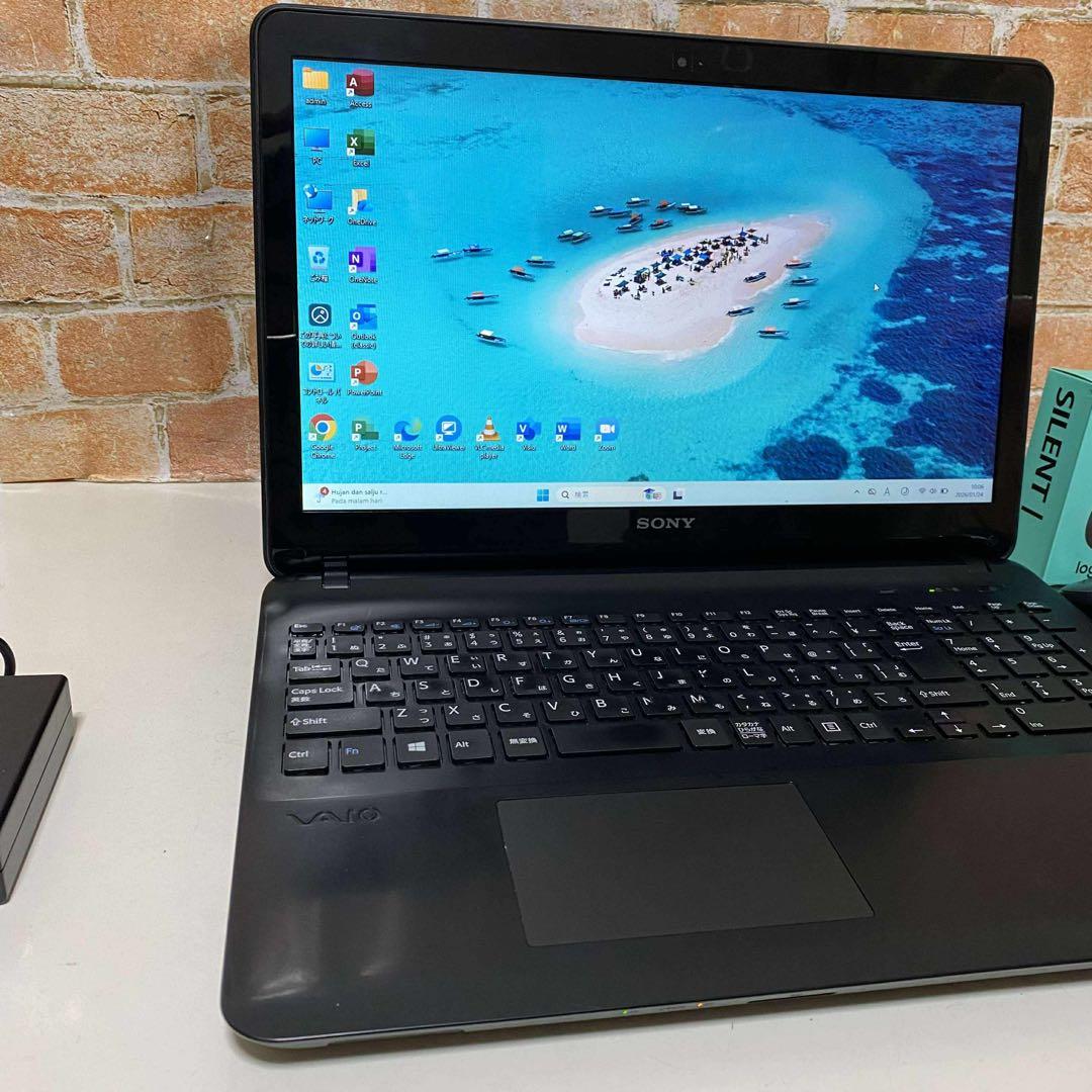 SONYノートPC Corei7 高速起動SSDメモリ8GB Windows11