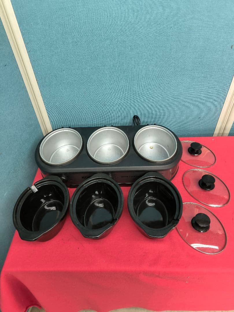 美品　KOOC　トリプルスロークッカー