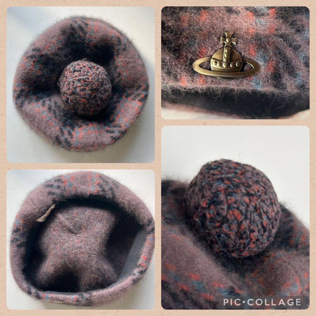 Vivienne Westwood チェックポンポンベレー