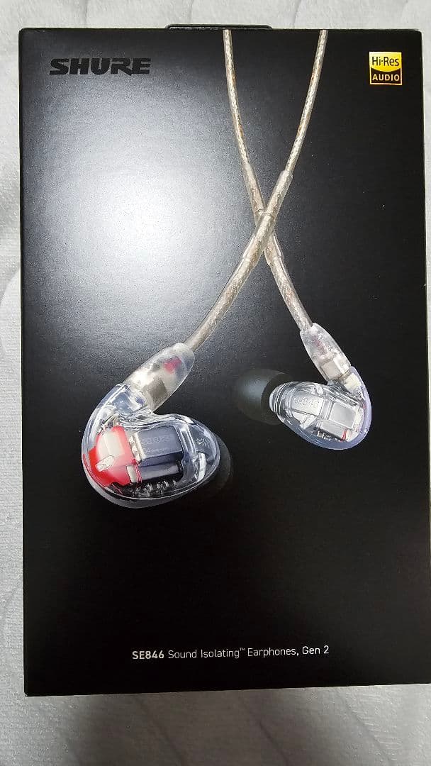 SHURE シュア イヤホン 有線 SE846G2CL クリア 第2世代