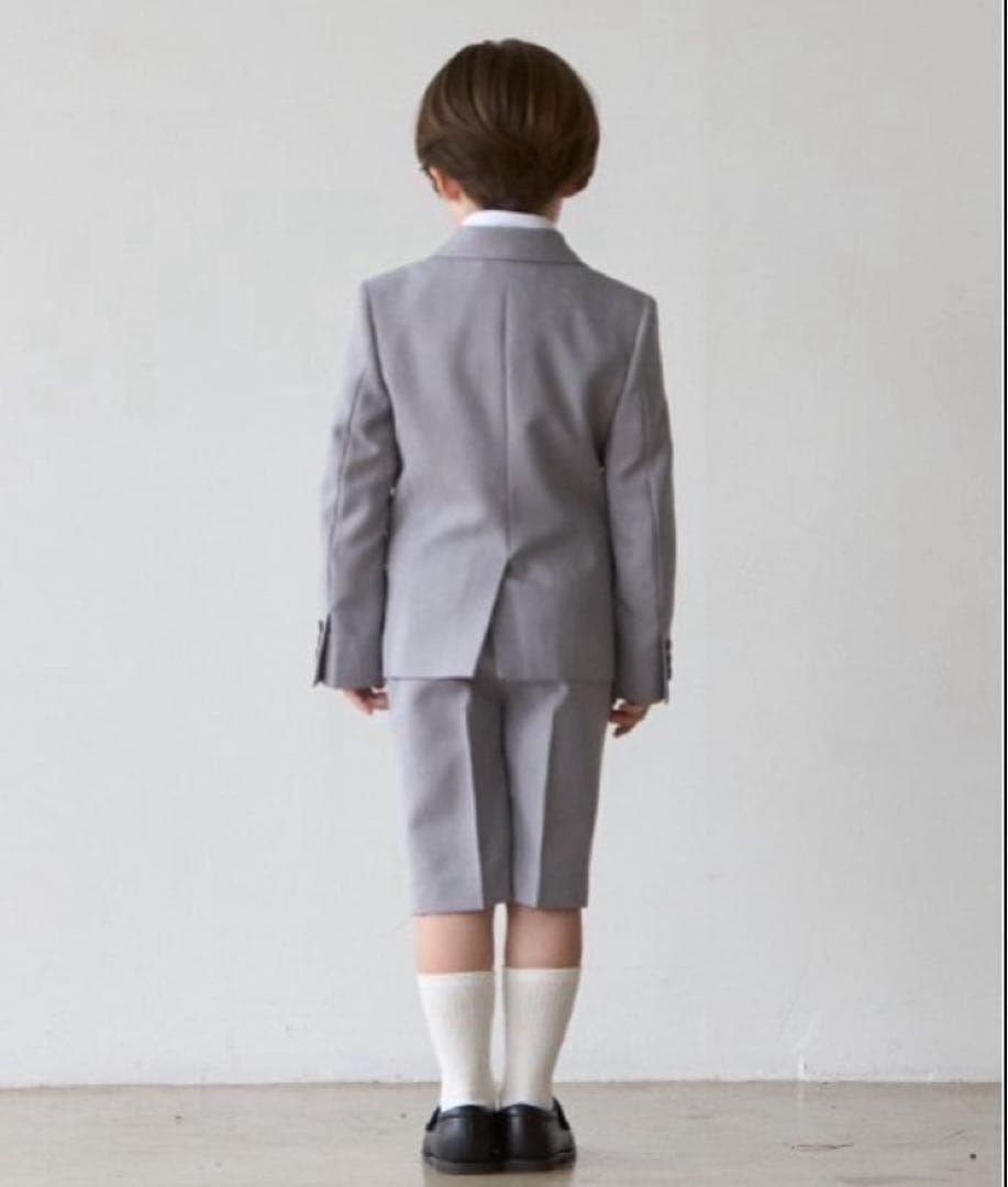 petit maim プティマイン スーツ 4点セット 120cm グレー