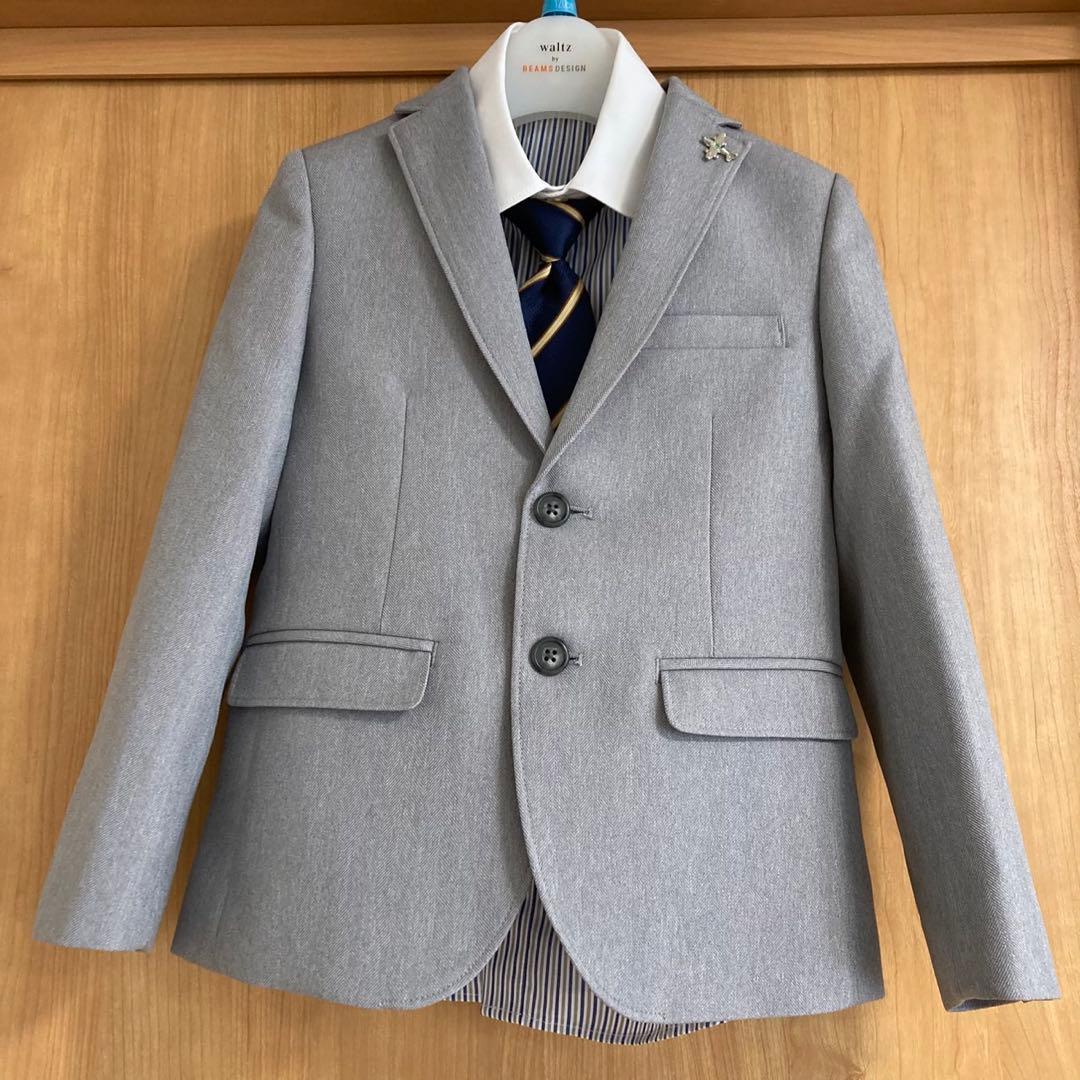 petit maim プティマイン スーツ 4点セット 120cm グレー