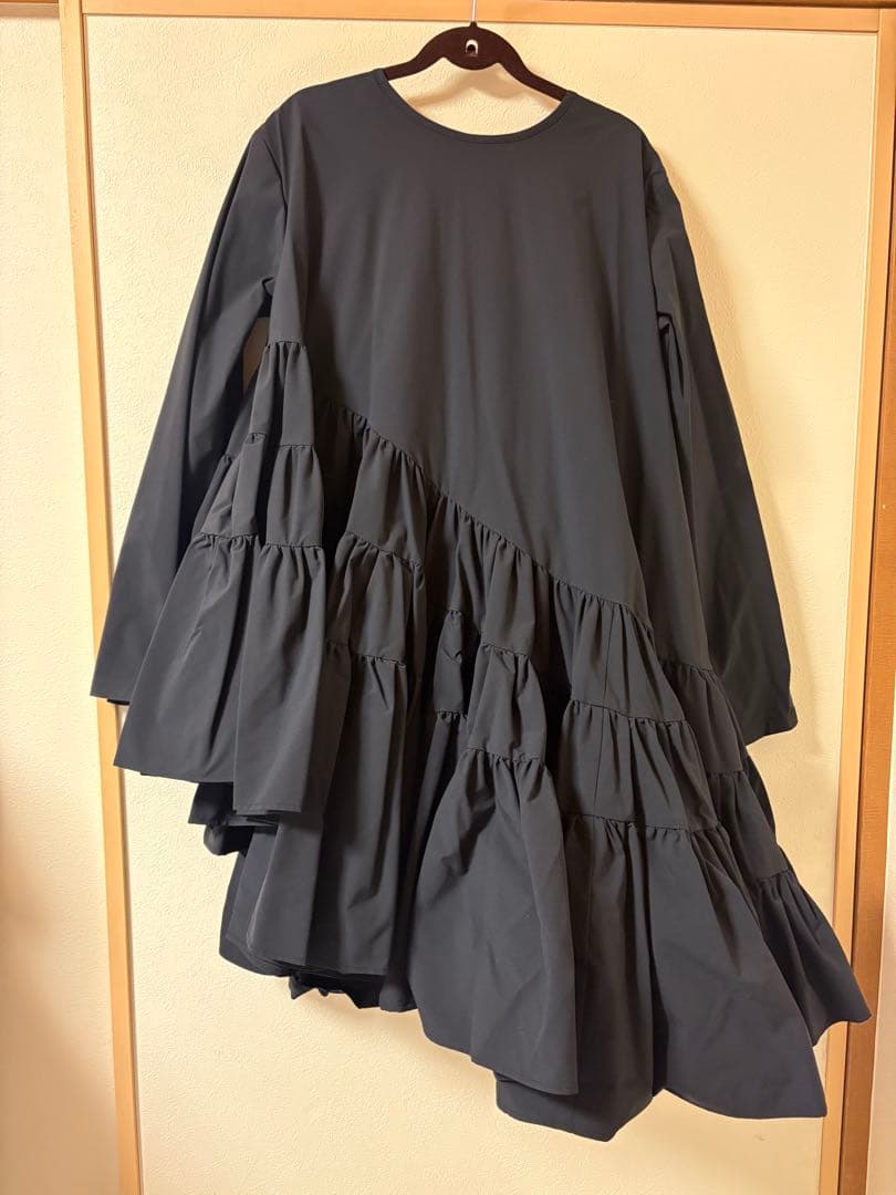 【mopooh】ロージーモンスター　オペラティアードワンピ　黒　Sサイズ