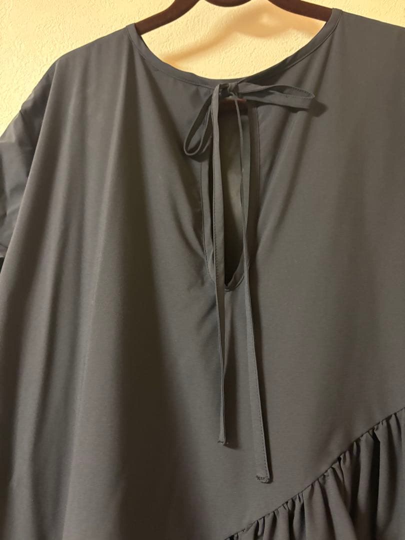 【mopooh】ロージーモンスター　オペラティアードワンピ　黒　Sサイズ