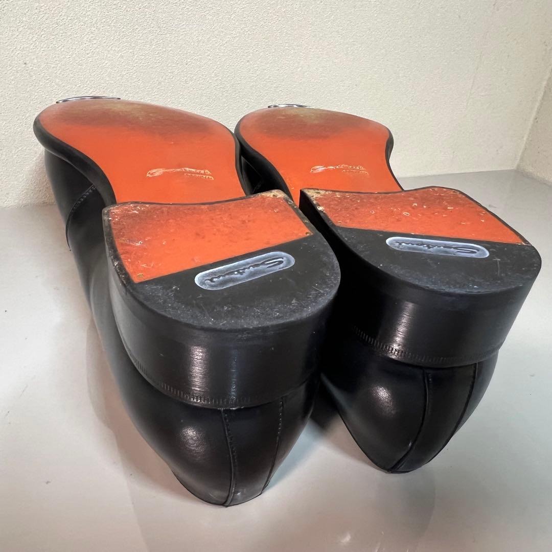 【数回使用程度】サントーニ シングルモンク ブラック 16486 サイズ8.5