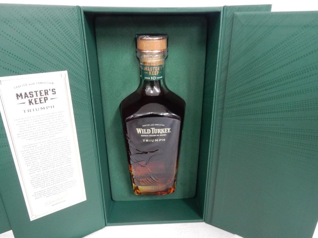 新品未開封 ワイルドターキートライアンフマスターズキープ10年