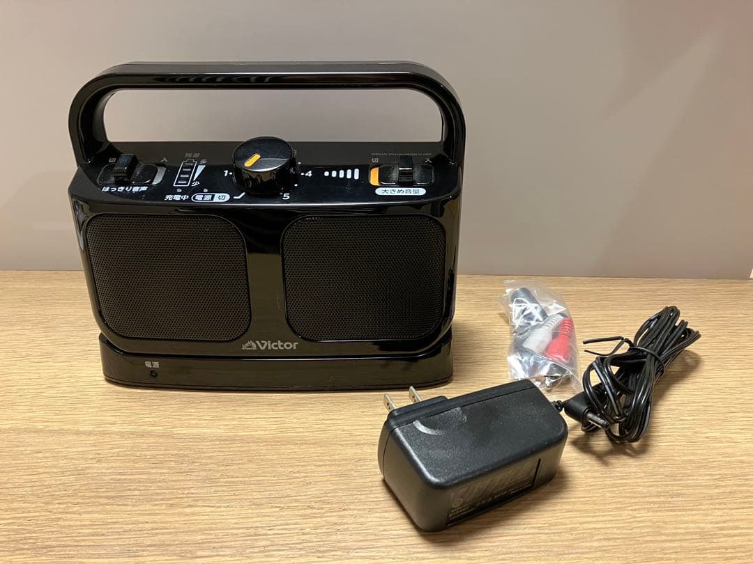 【美品】Victor ワイヤレススピーカー　SP-A900-B JVCケンウッド