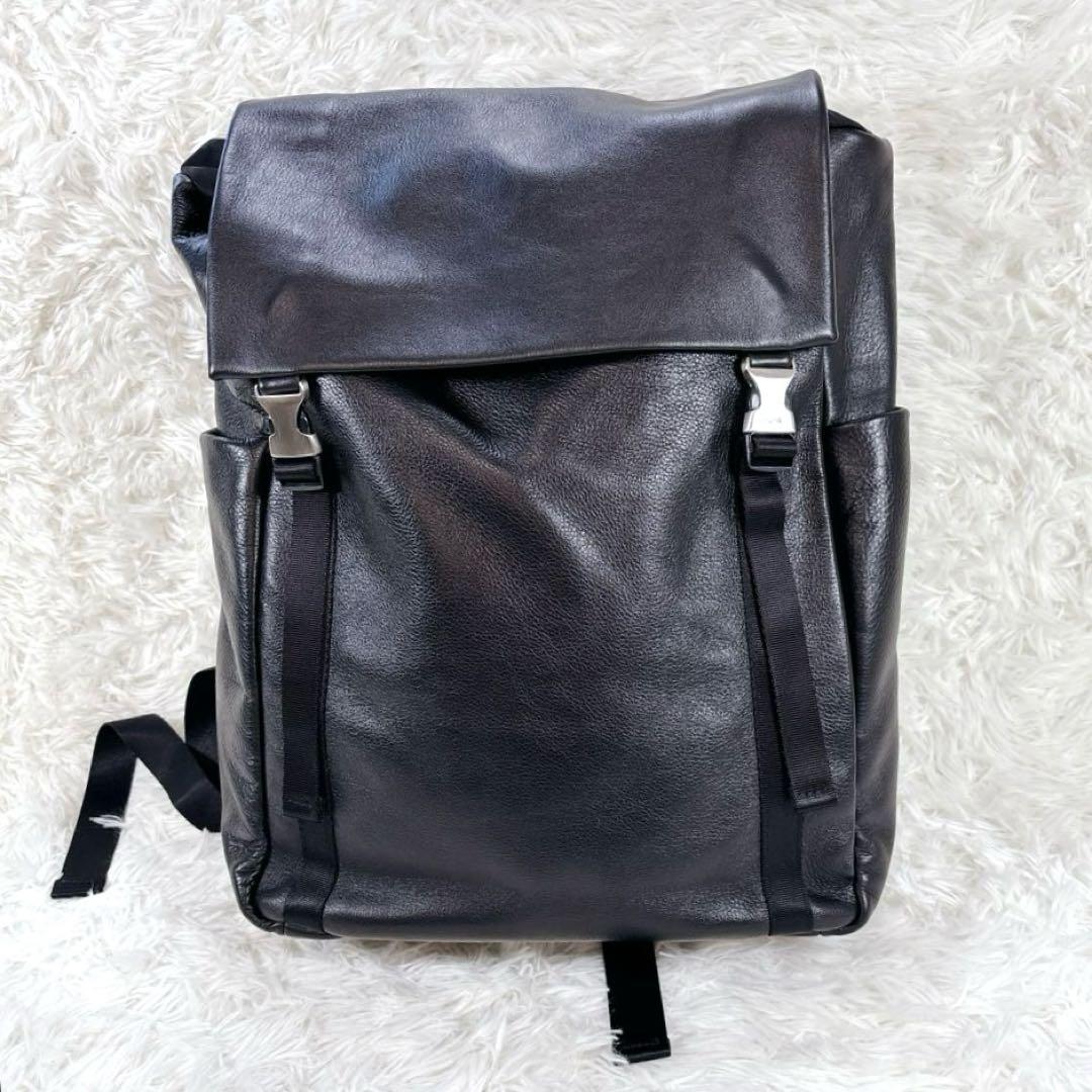 極美品✨CAMPER JADE リュック バックパック 本革 レザー ブラック
