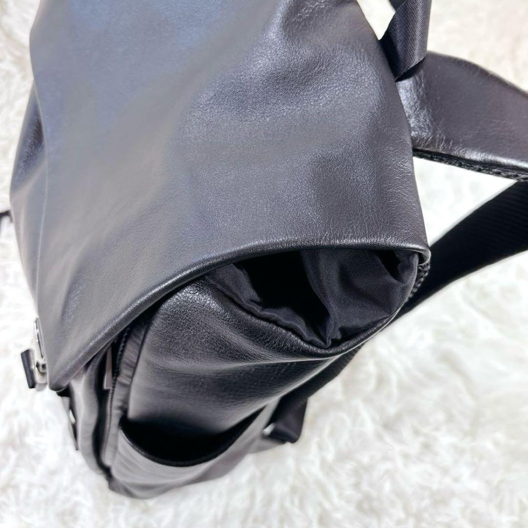 極美品✨CAMPER JADE リュック バックパック 本革 レザー ブラック