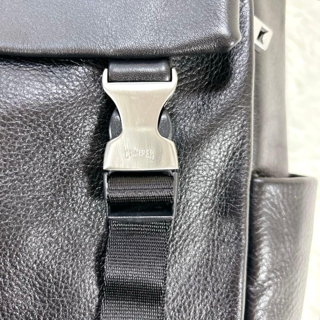 極美品✨CAMPER JADE リュック バックパック 本革 レザー ブラック
