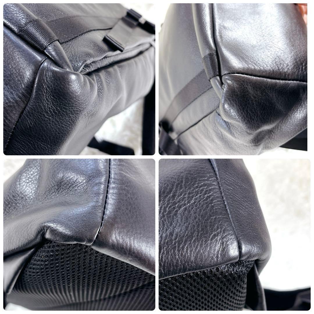 極美品✨CAMPER JADE リュック バックパック 本革 レザー ブラック