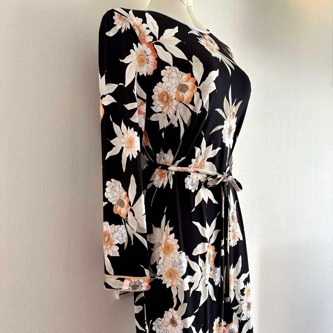 ★未使用級★タグ付★2024/LEONARD ★インポートワンピース　42 黒