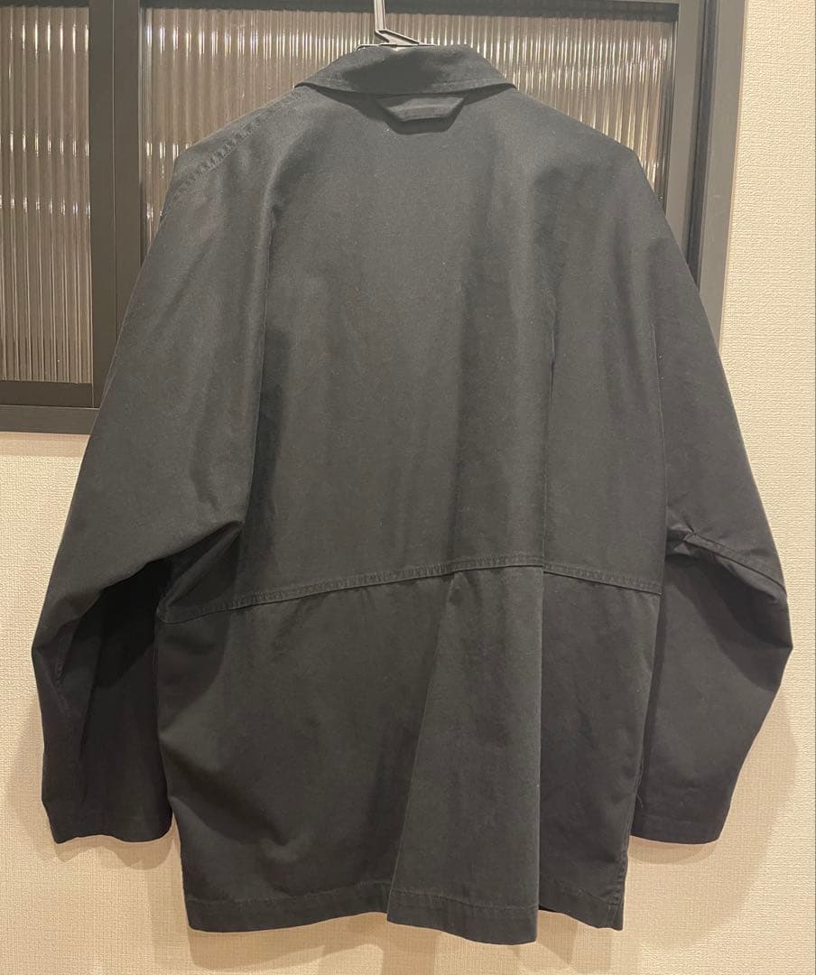 【セットアップ】Mujilabo 燃えにくい素材を使ったジャケットパンツＭ・黒