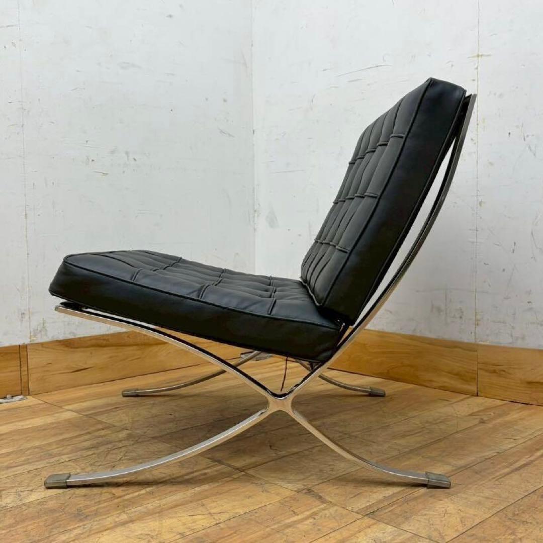 美品Barcelona Chairバルセロナチェアリプロダクト品　1人掛けソファ