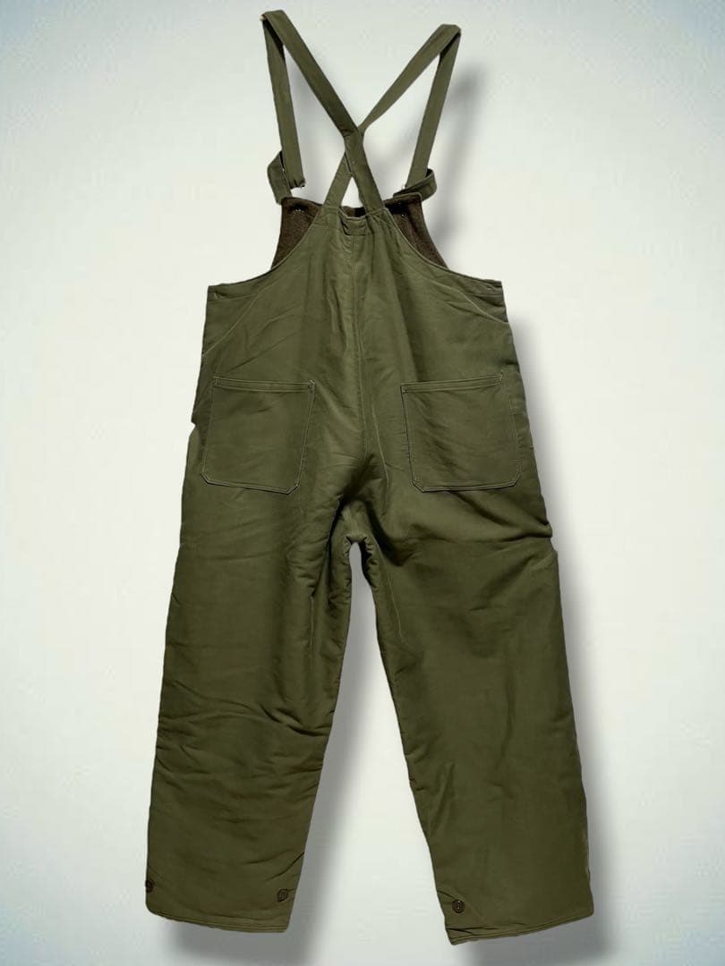 50s フランス海軍 デッキパンツ 防寒 極暖 オーバーパンツ 作業用