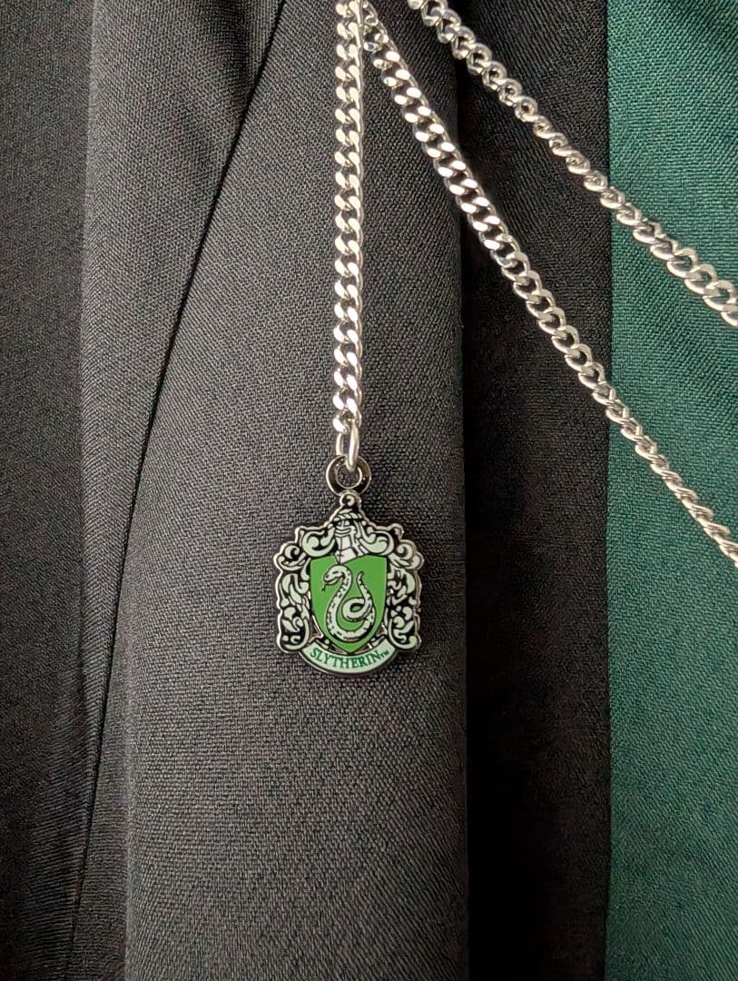 公式　ハリー・ポッター× 梗豆 KYOUKO 刺繍　ローブ　スリザリン