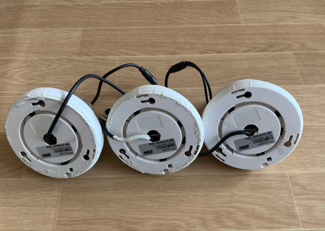 NNSドームカメラ 3台セット 4M専用　紫外線LED付き