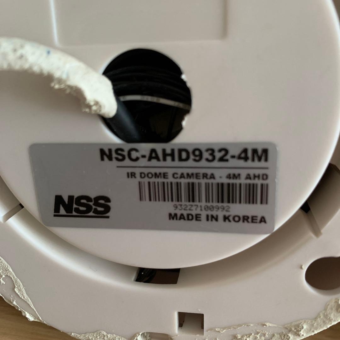 NNSドームカメラ 3台セット 4M専用　紫外線LED付き