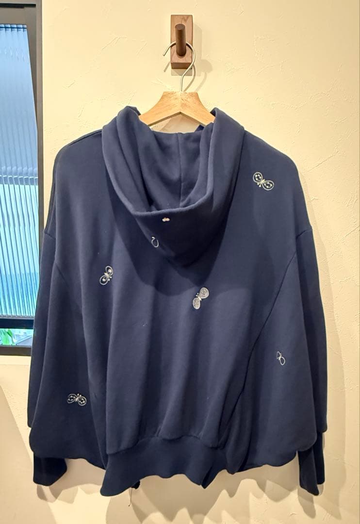 mina perhonen chouchoドルマン　ネイビー パーカー40