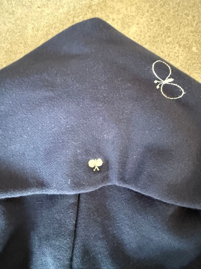 mina perhonen chouchoドルマン　ネイビー パーカー40