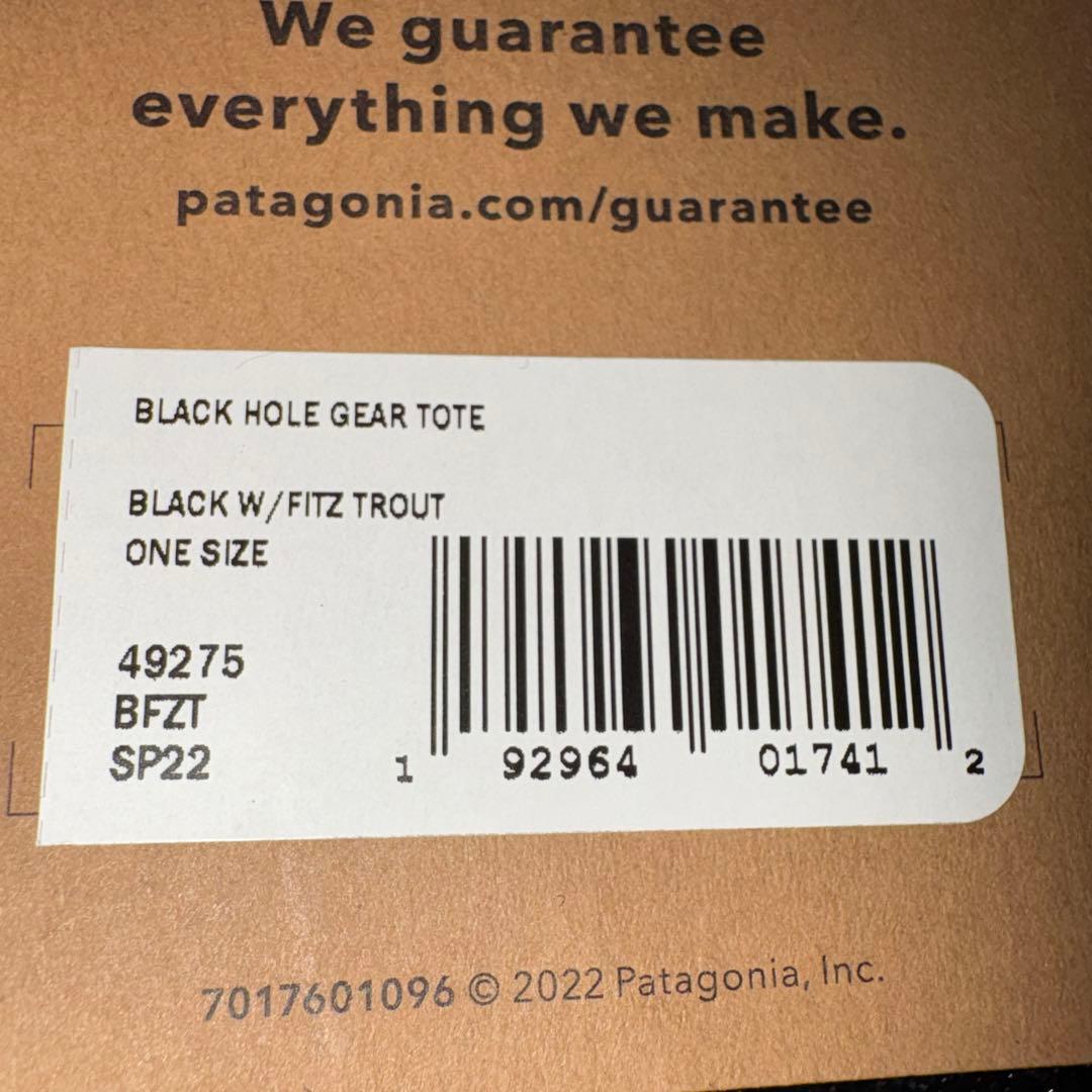廃盤品　ブラックホール ギア トート　トラウト