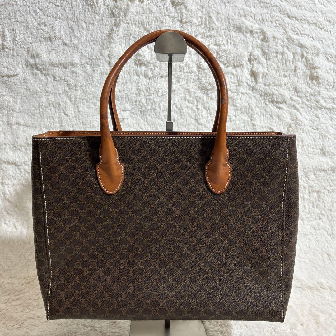 CELINE セリーヌ　レザー　トートバッグ　マカダム