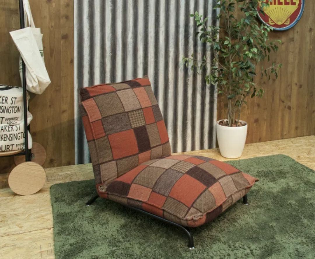 ローソファ　rkc-936or 座椅子 チェア リクライニング 一人掛け