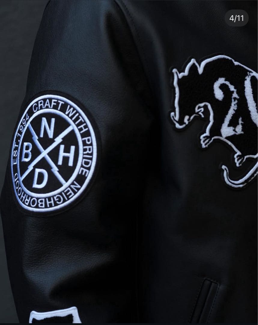 ネイバーフッド × ダブルタップス × ラッツ 20th オールレザージャケット