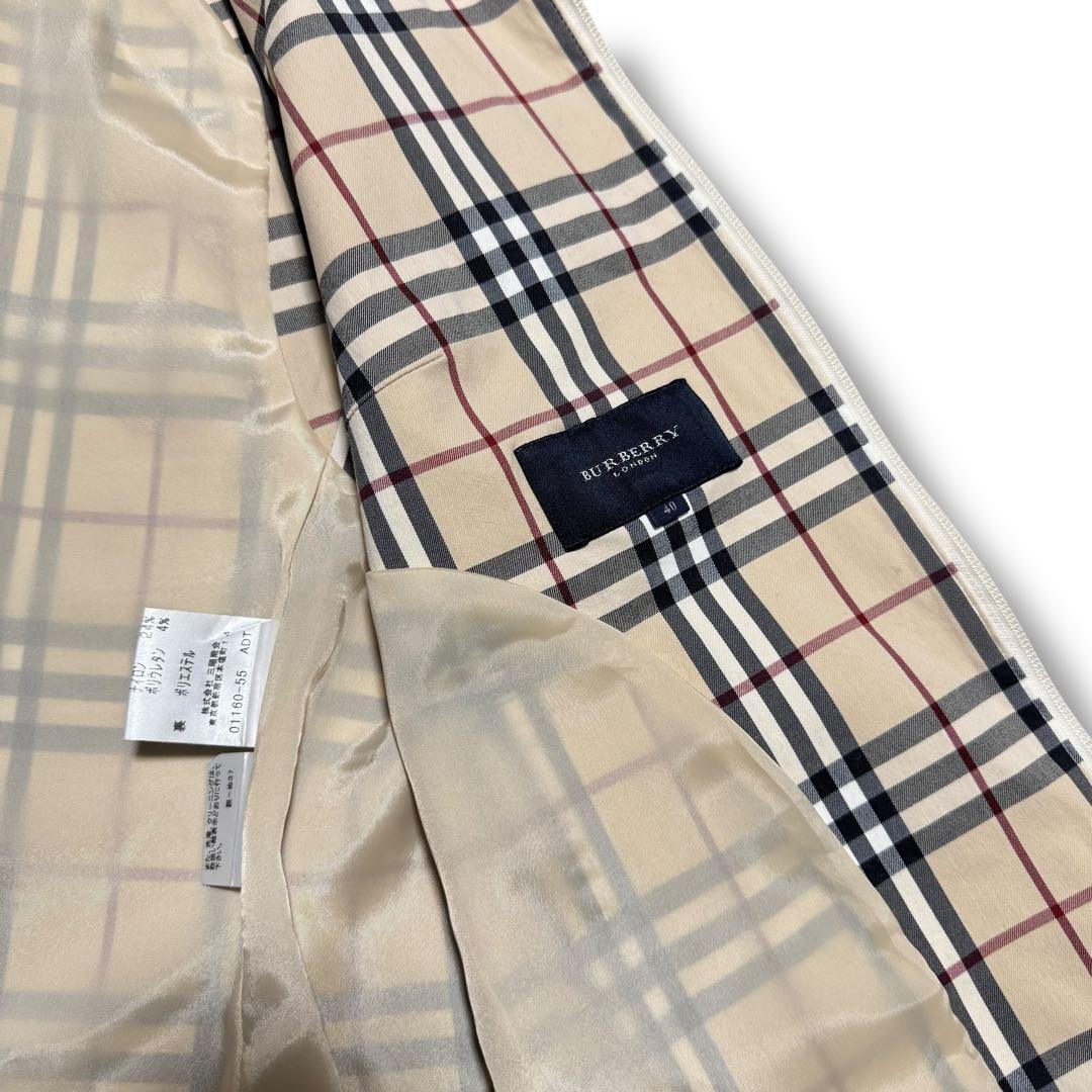 BURBERRY LONDON バーバリー ベスト ノバチェック アウター 40