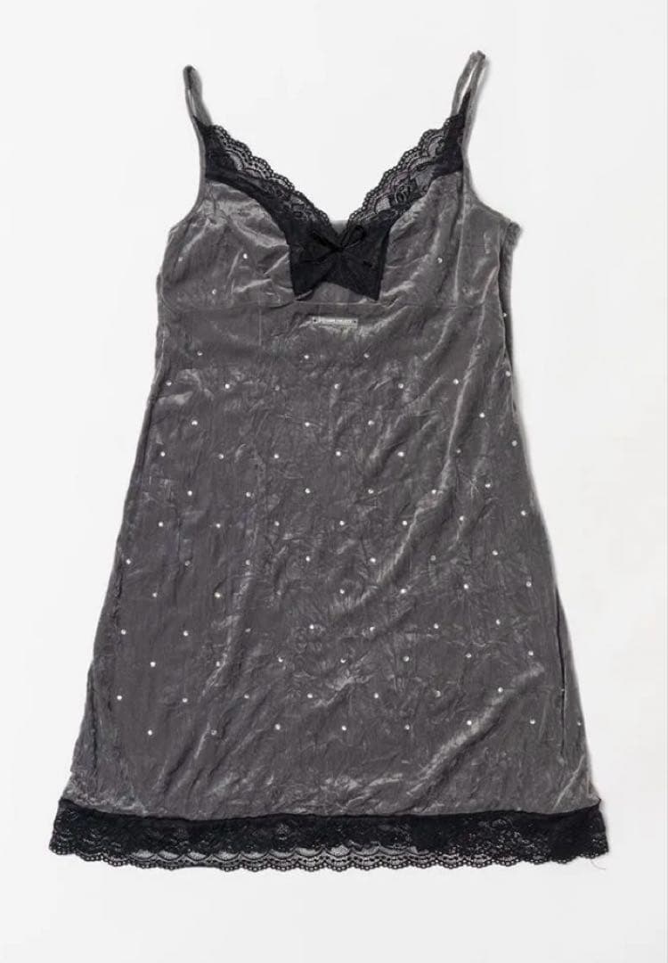 PRANK PROJECT クリスタルベロアキャミドレス